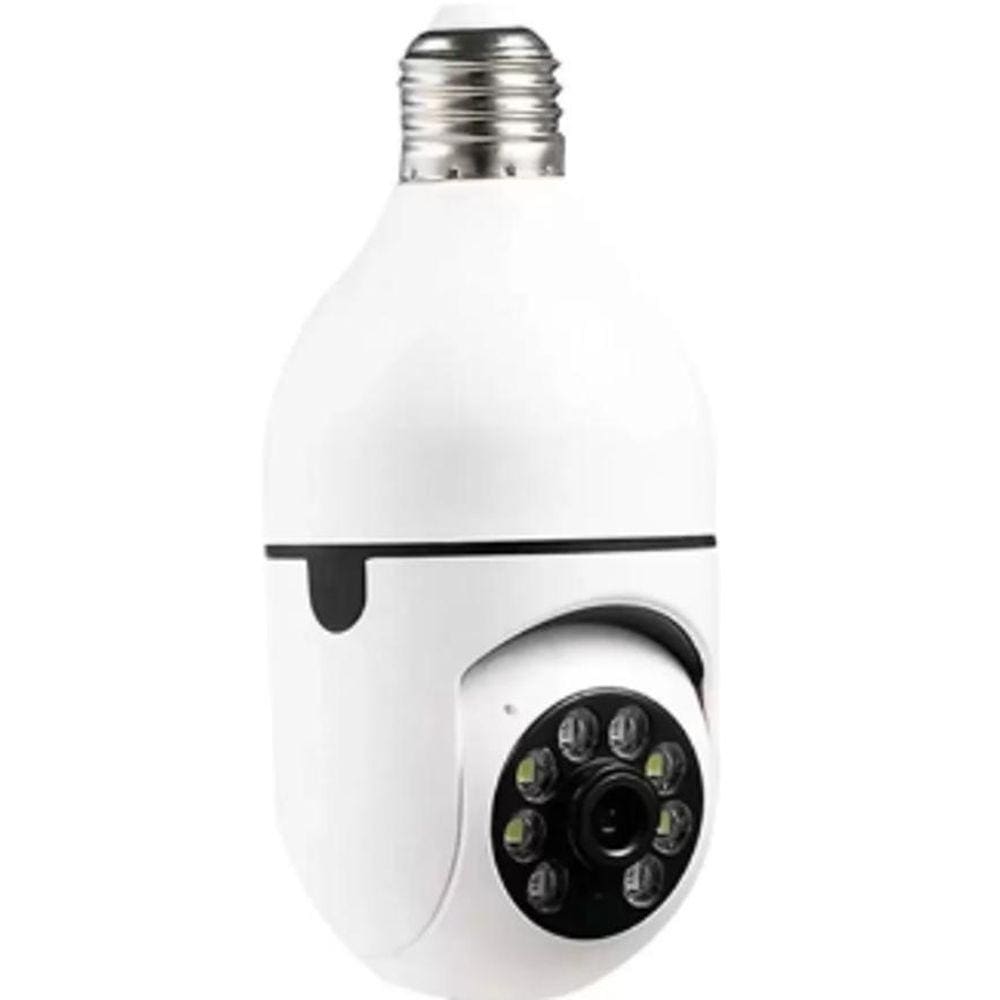 Visão Ampla: Câmera Segurança Wi-Fi Externa Full Hd Gira 360
