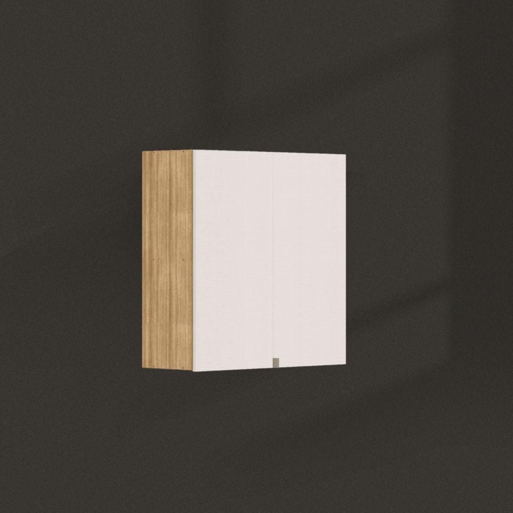 Armário para Cozinha Porta Articulada 80cm Freijó Soft