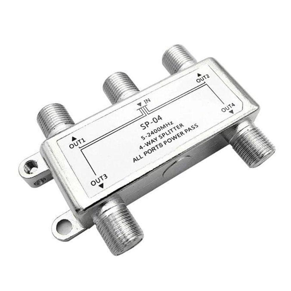 Divisor De Antena 1X4 5-2400Mhz Satelite