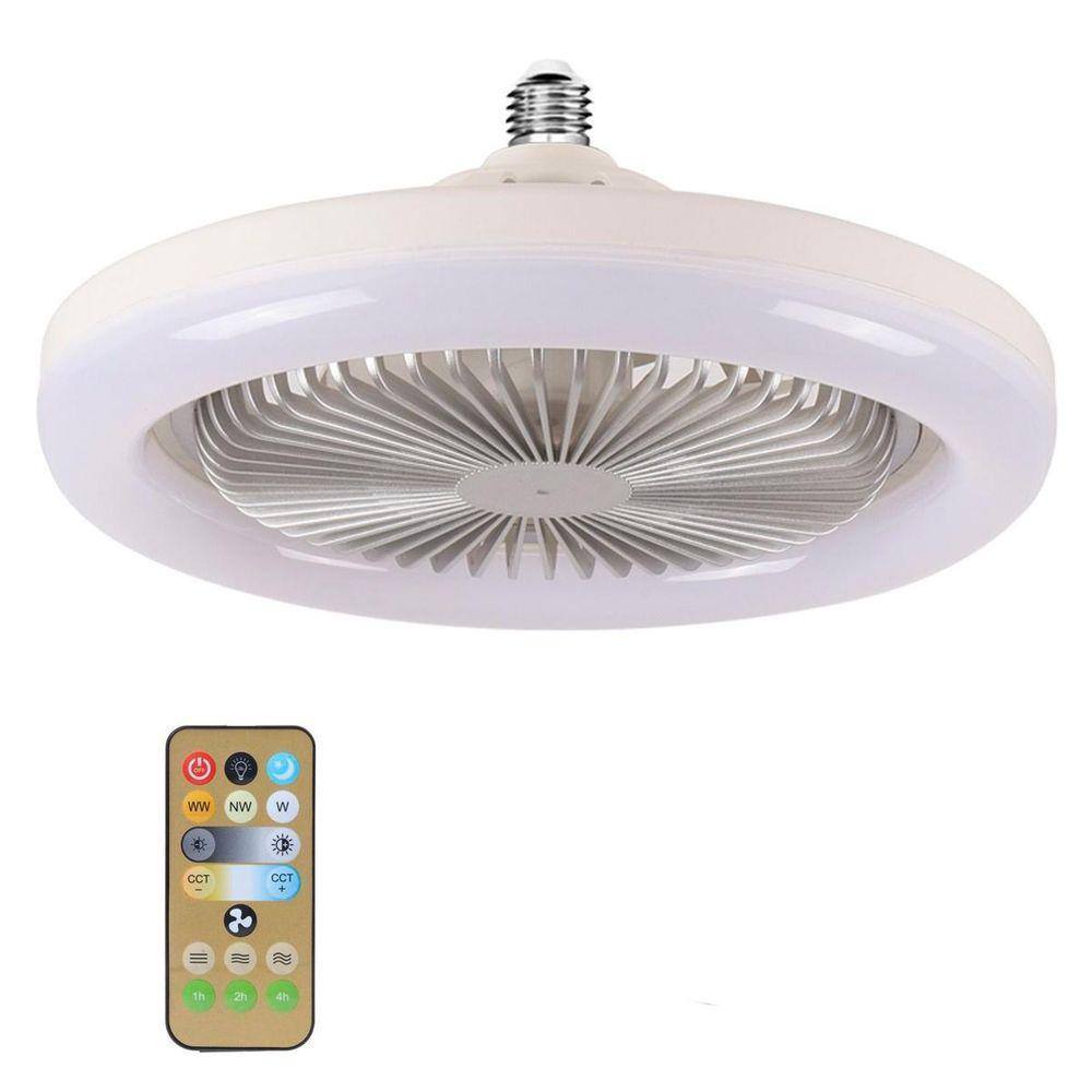 Ventilador Teto Led Ajustável Conforto Com Controle Remoto