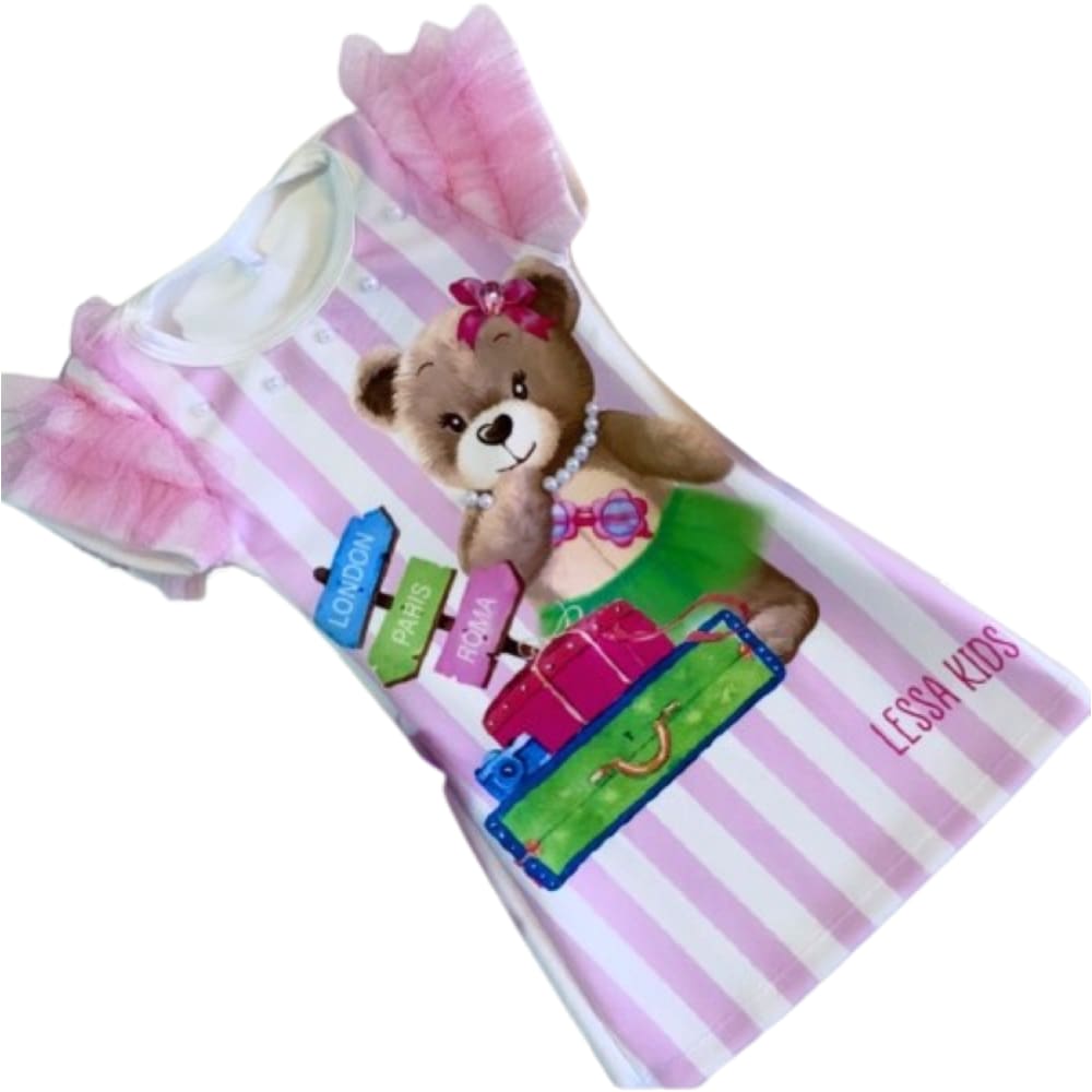 Vestido infantil menina luxo