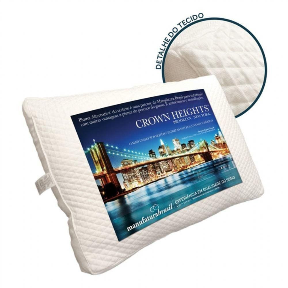 Travesseiro Manufatura Brasil Manufatura Crown Heights - 50x70