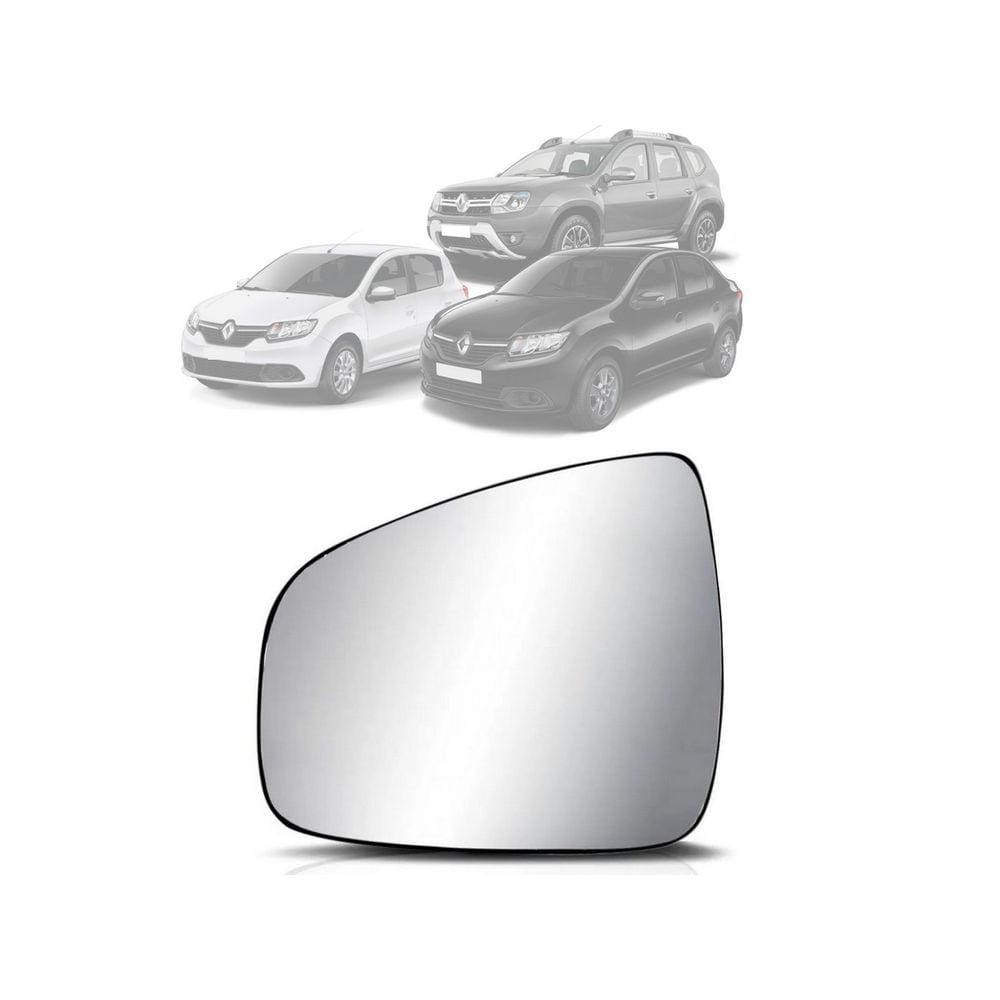 Lente Vidro Retrovisor LOGAN DUSTER SANDERO 09/.. Motorista EB673