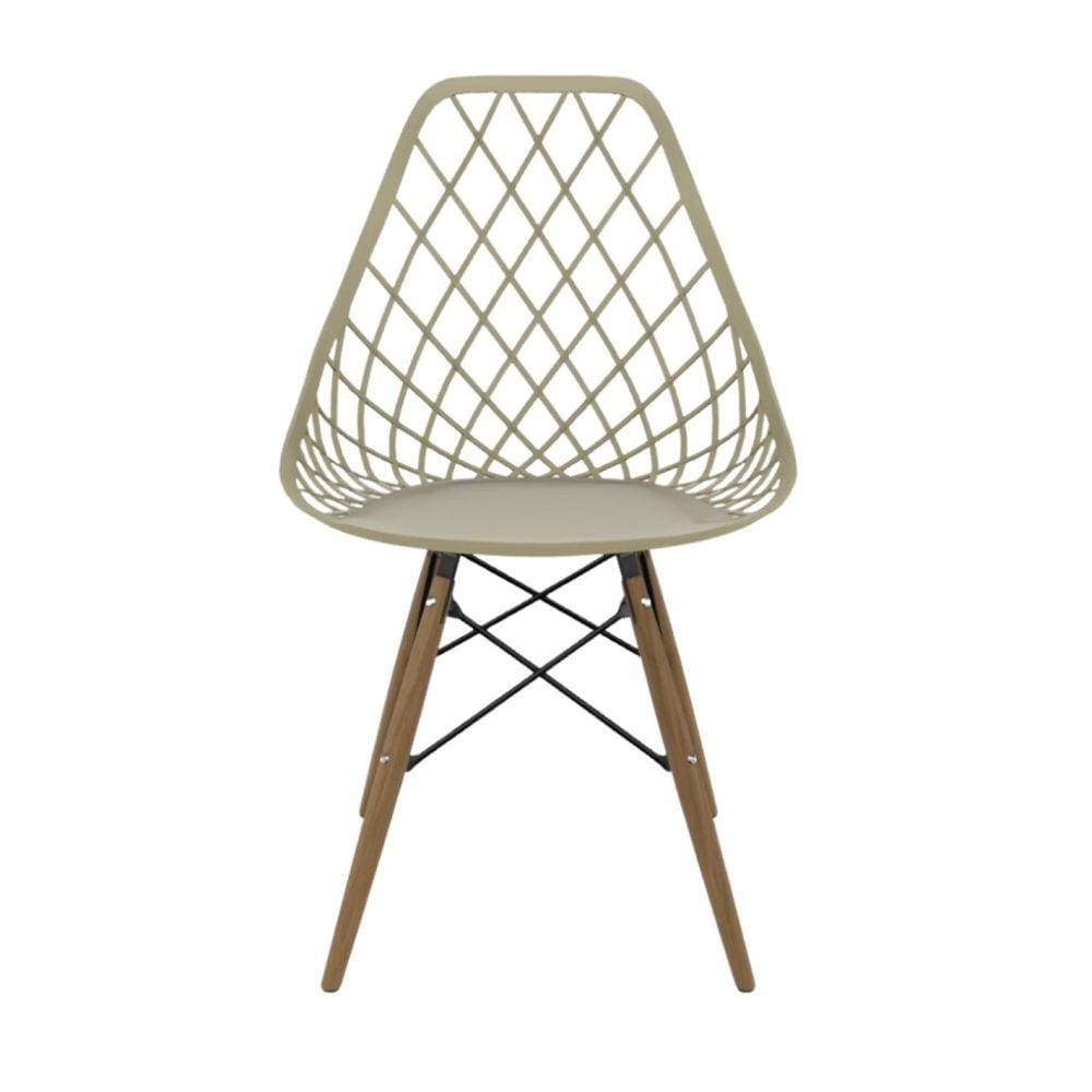 Cadeira para Sala de Jantar Kayla Dsw Cinza