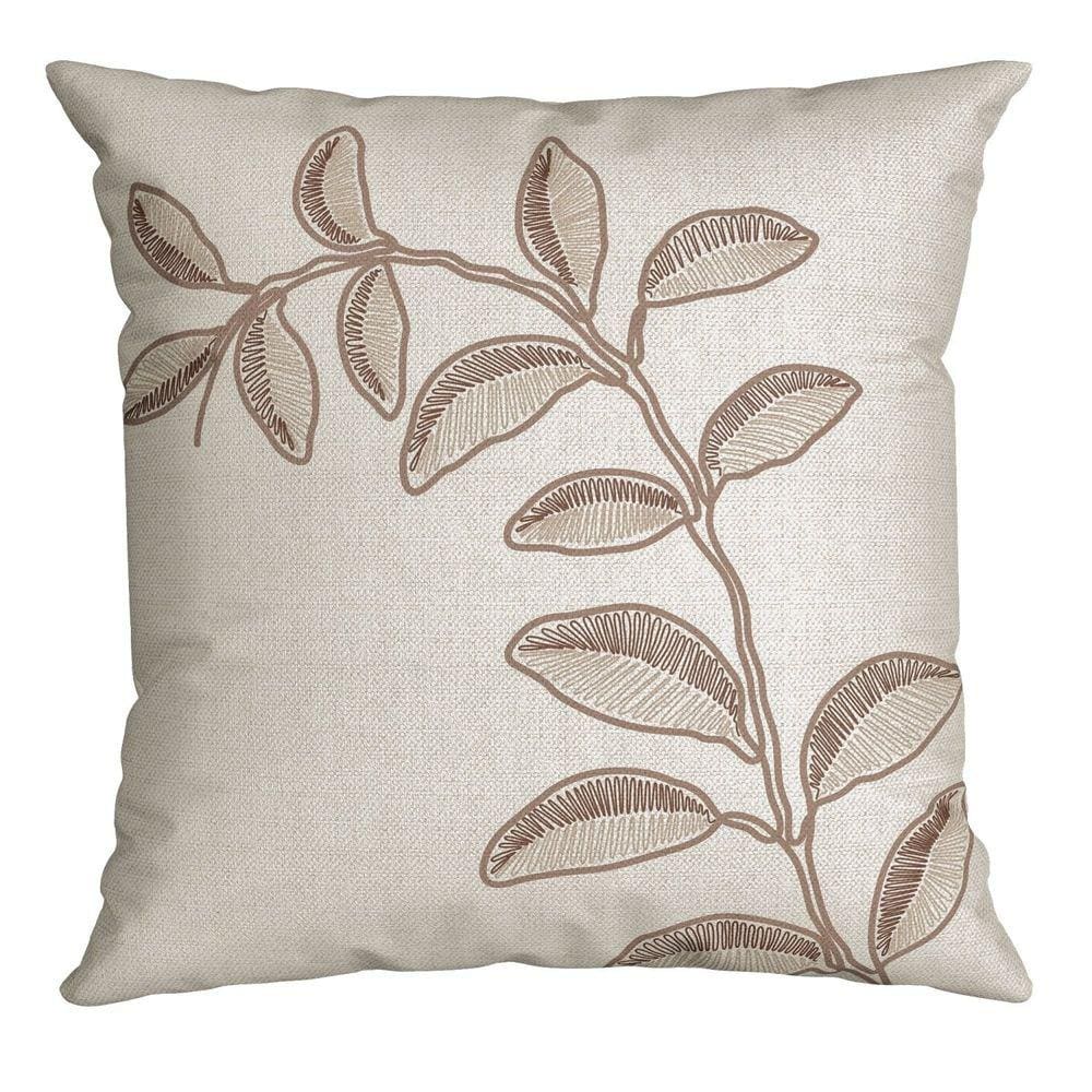 Capa de Almofada Silk Home 616 43 Cm X 43 Cm Rose / Branca