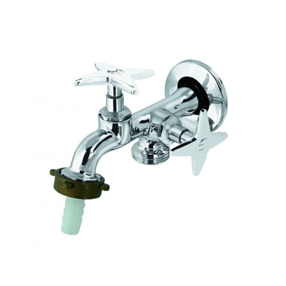 Torneira Tanque com Derivação Máquina de Lavar 1131 Eco C23 Cromado