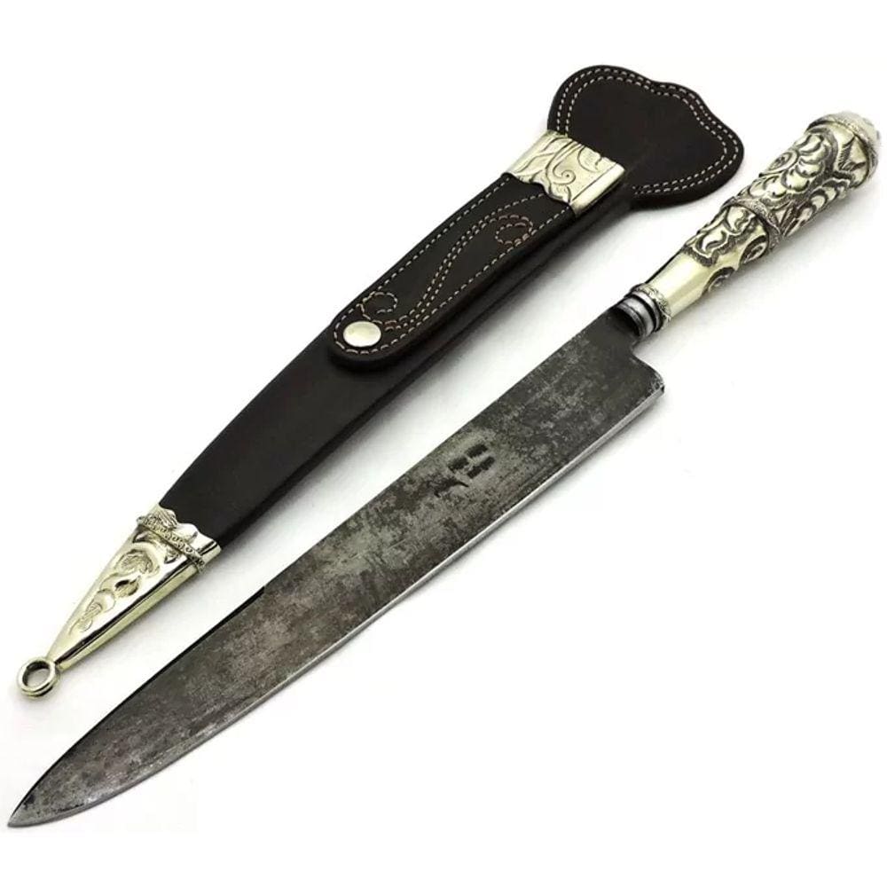 Faca Antiga Rara Solingen Bainha Picaça Lâm 26 cm