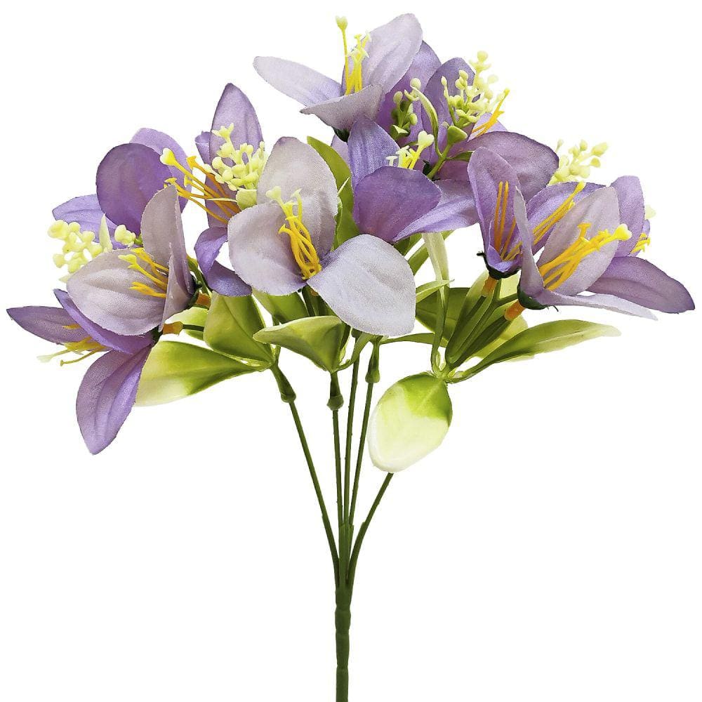 Buquê Artificial Lírio X5 Decorativo