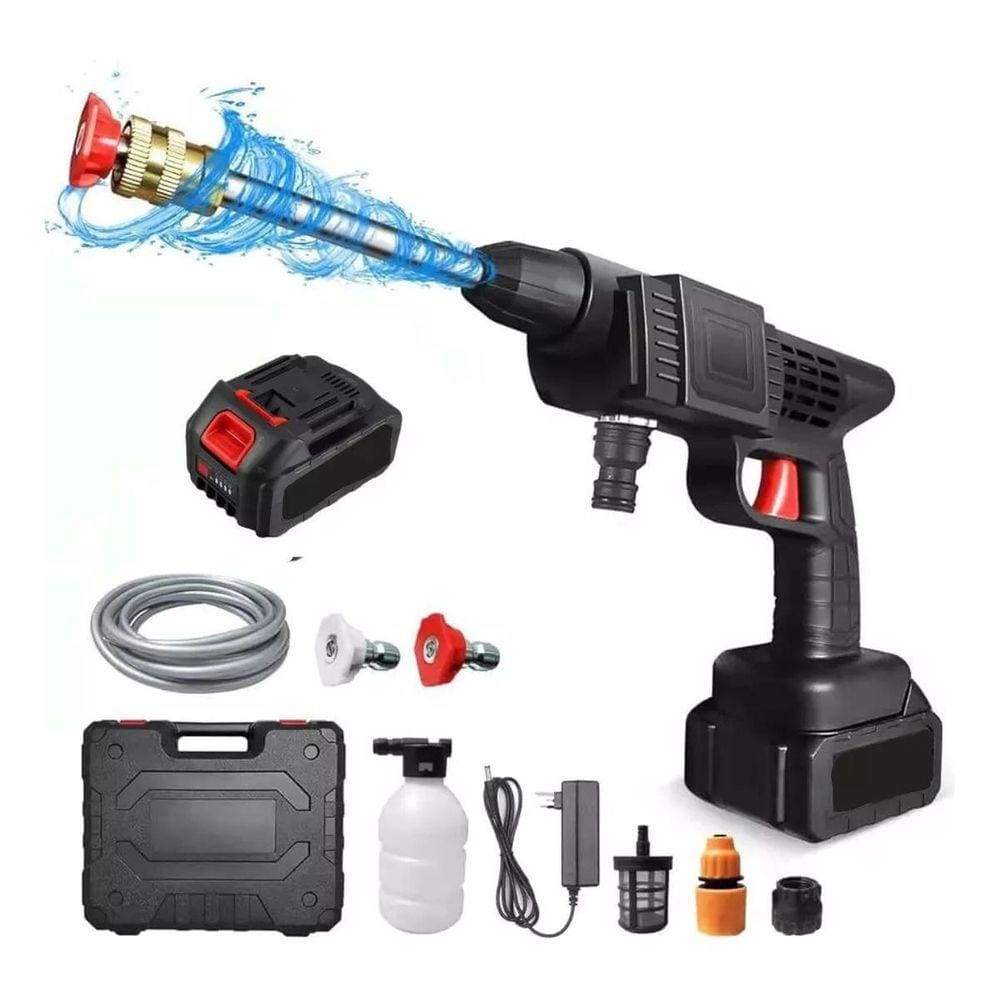 Potência Portátil: Lavadora Pressão Recarregável 96V Bivolt