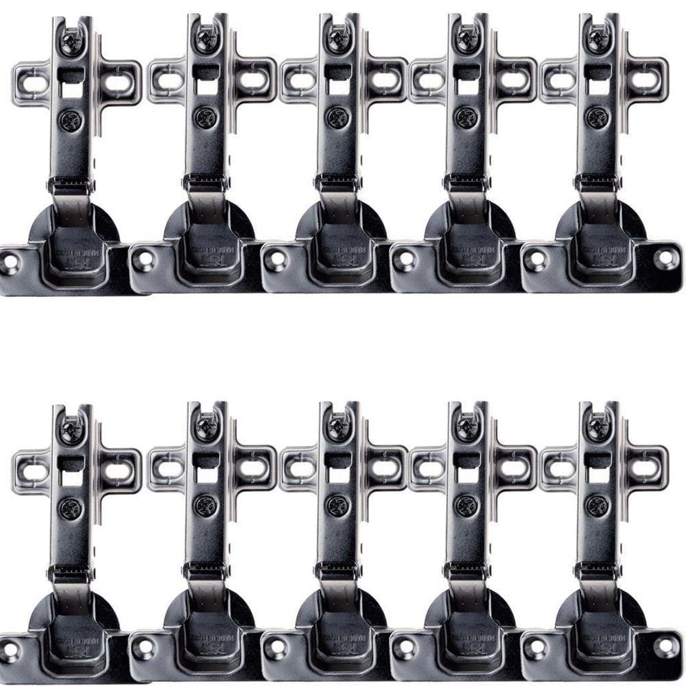 Kit 10 Dobradiça Para Moveis Automática 110º Curva Fgv