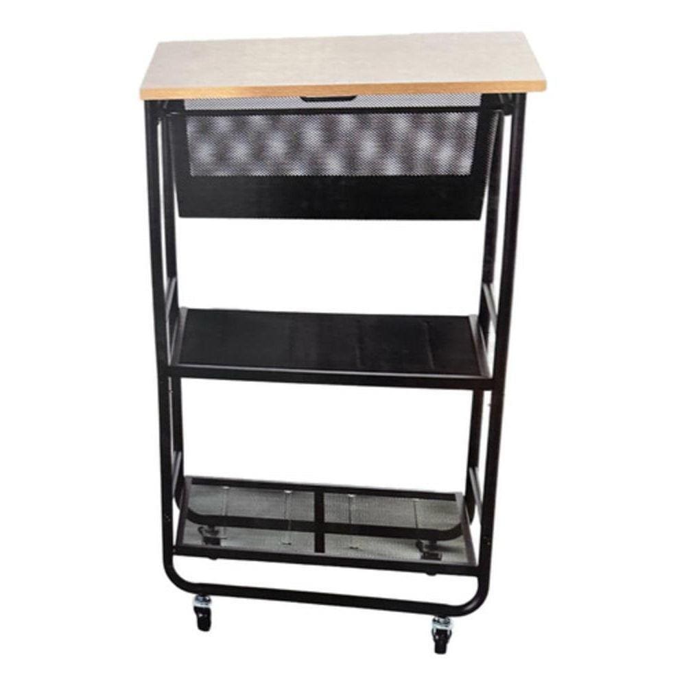 Carrinho Organizador Multiuso Completo Com Gaveta 92X46X60Cm