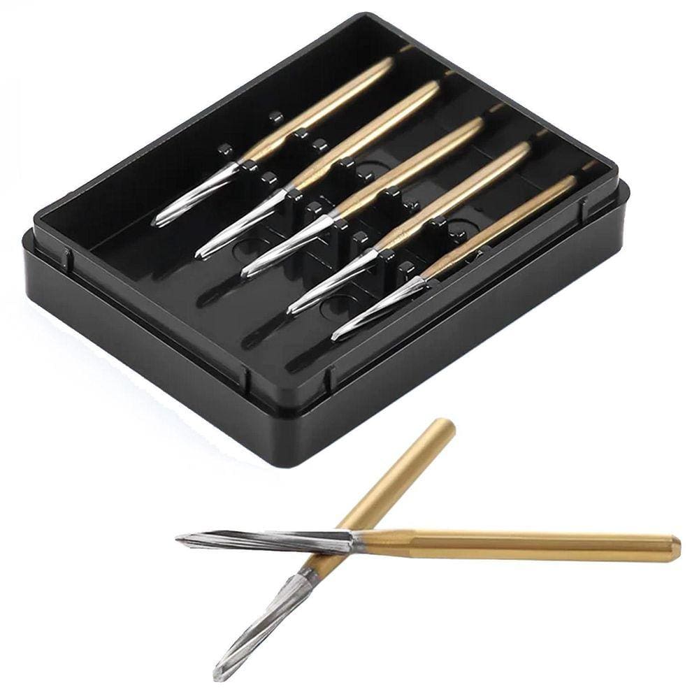 Kit 5 Brocas 1.6Mm Alta Velocidade Precisão Para Dentistas