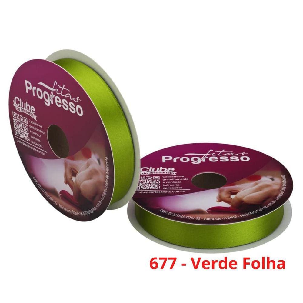 Fita Cetim Nº5 22 Mm Rolo Com 50 Metros Progresso