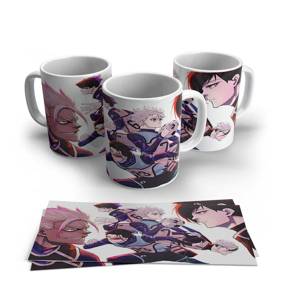 Caneca de Porcelana Blue Lock Modelo 01