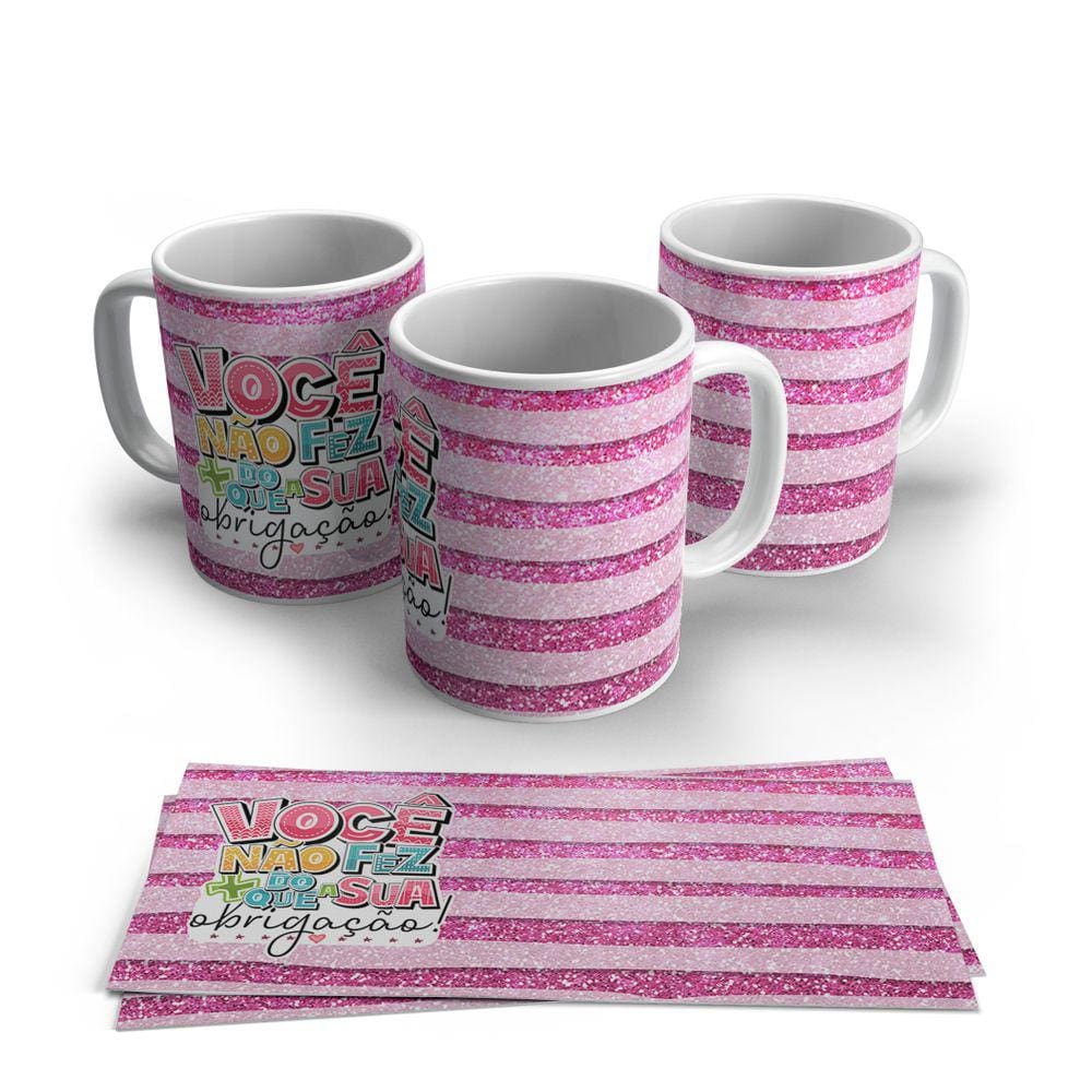 Caneca de Porcelana Dia das Mães modelo 09