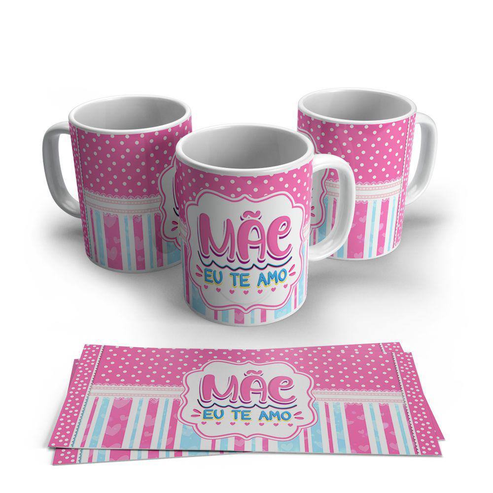 Caneca de Porcelana dia das Mães modelo 23