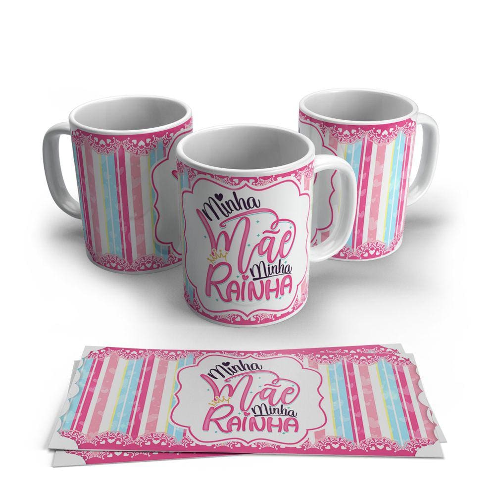 Caneca de Porcelana dia das Mães modelo 27