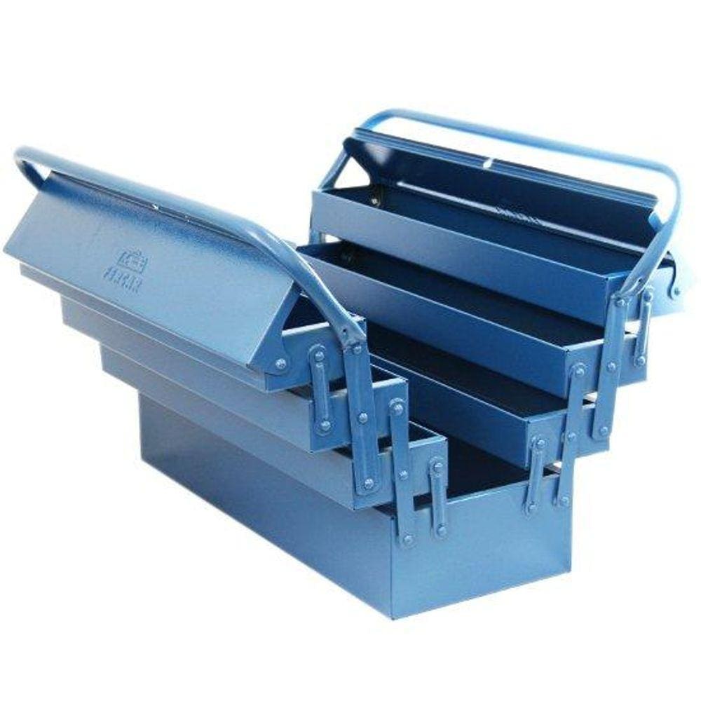 Caixa de Ferramentas Sanfonada com 7 Gavetas Azul Fercar