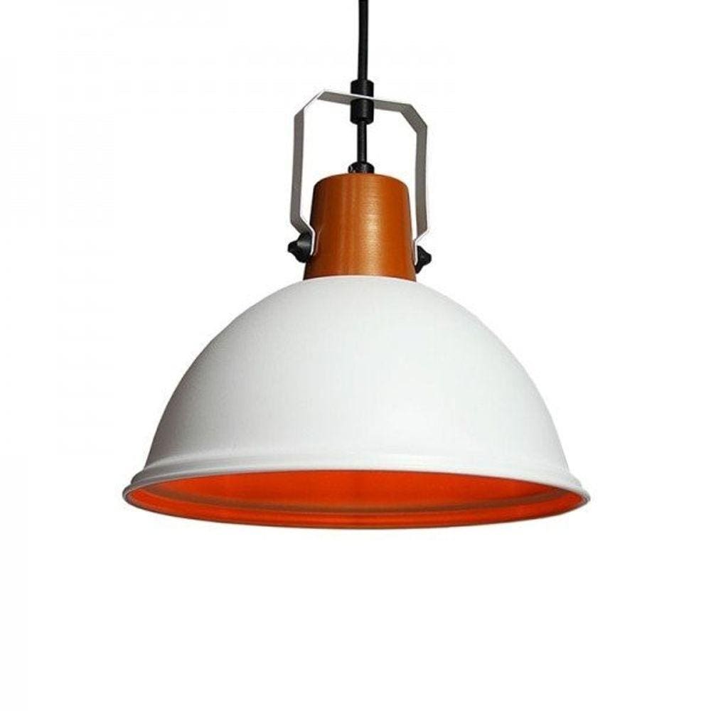 Pendente Taschibra Factory M - Branca | Base E27