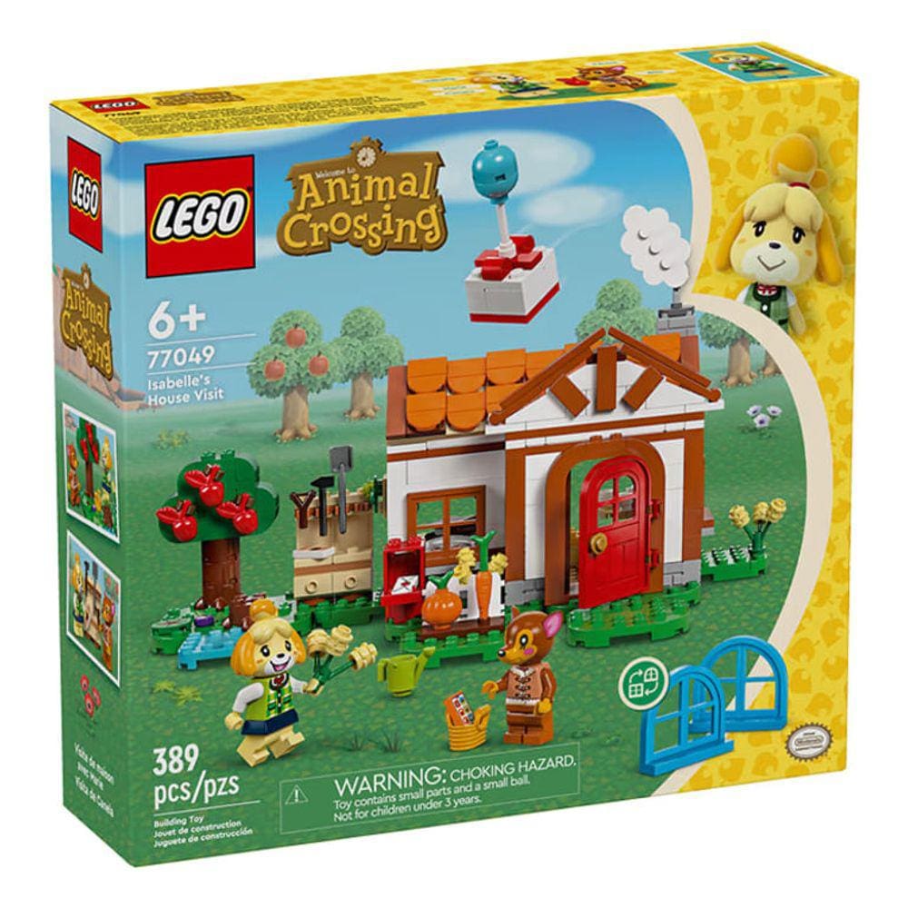 Blocos de Montar - Animal Crossing - Visita de Isabelle LEGO DO BRASIL