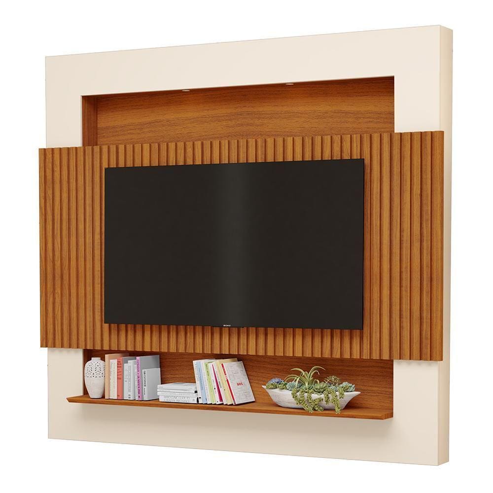 Painel Home Suspenso Riviera Ripado para TV até 75” - Móveis Luapa