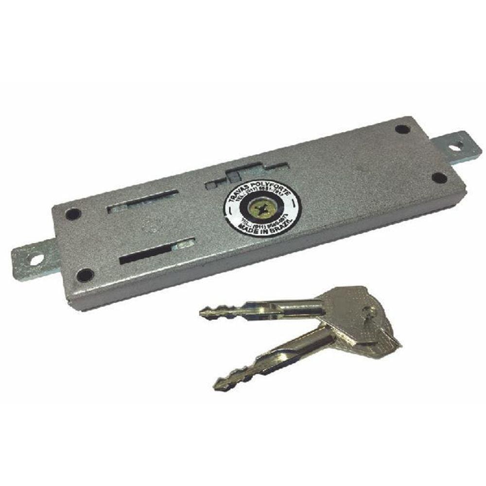 Fechadura Central Porta De Aço Meio Tetra Polyforte - 69020