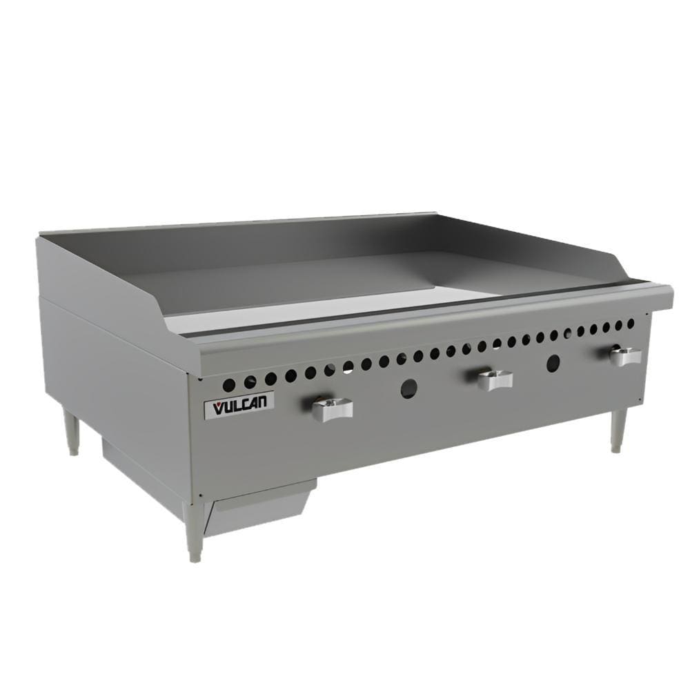 Chapa Bifeteira Inox Vulcan Vcrg36 91X51cm 3 Queimadores Gas Glp - Hobart