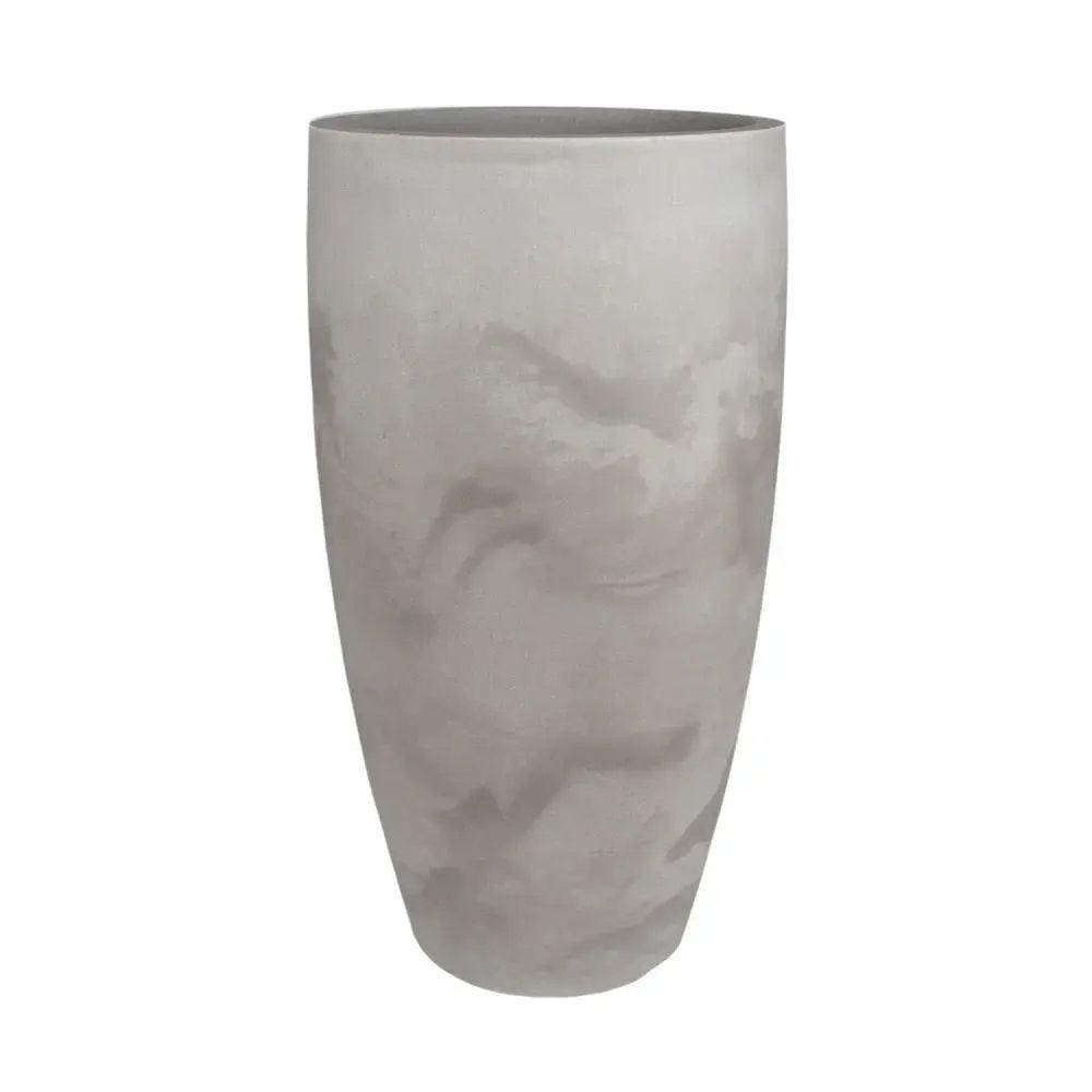 Vaso Cônico Slim Liso 45 Japi Cimento Queimado