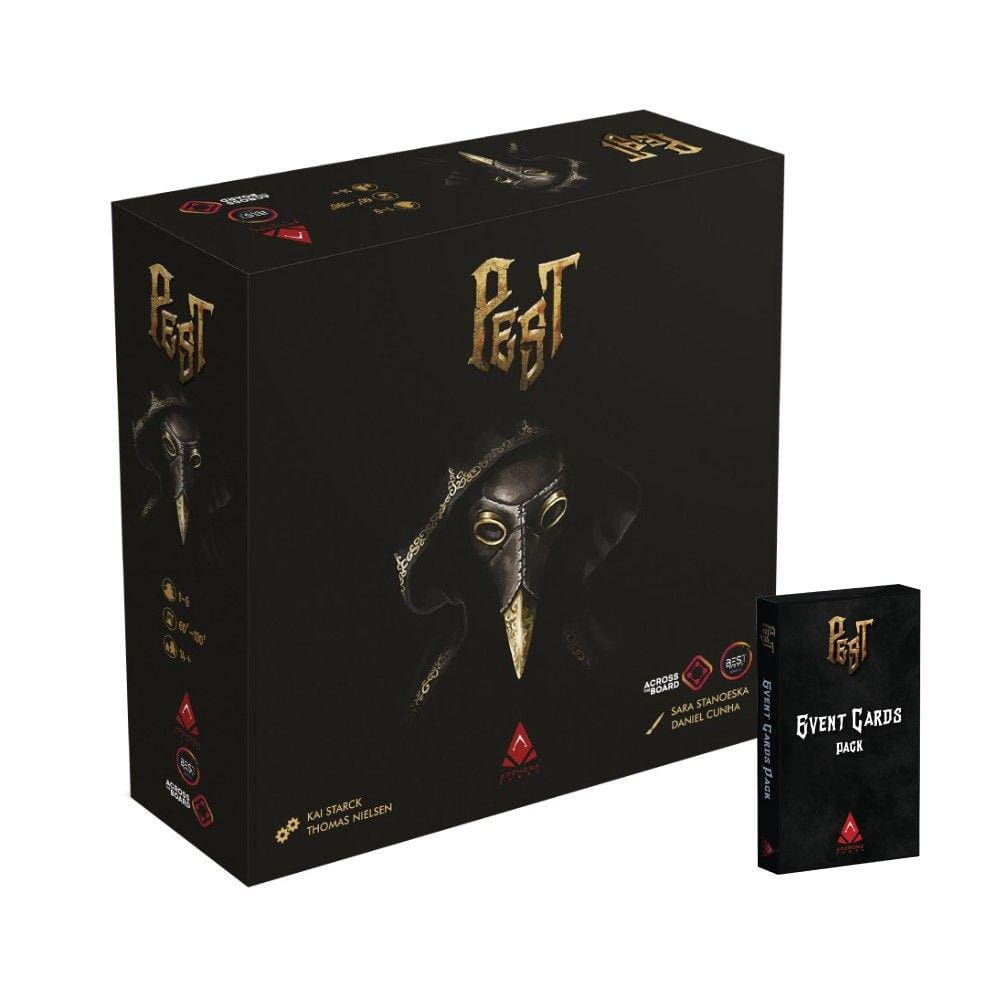 Pest + Event Cards Pack Jogo de Tabuleiro Across the Board