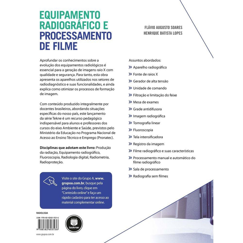 Equipamento Radiográfico e Processamento de Filme