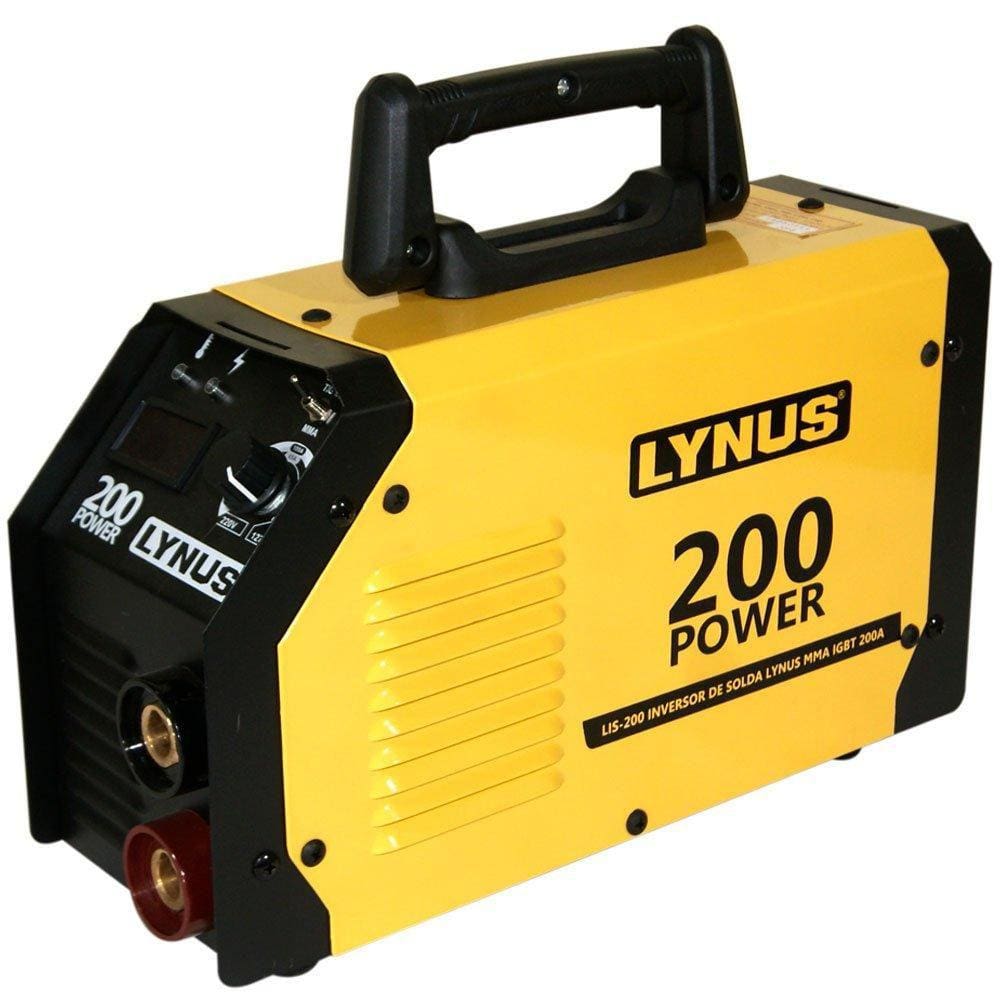 Máquina Inversora de Solda 200A Bivolt Display Digital Lynus