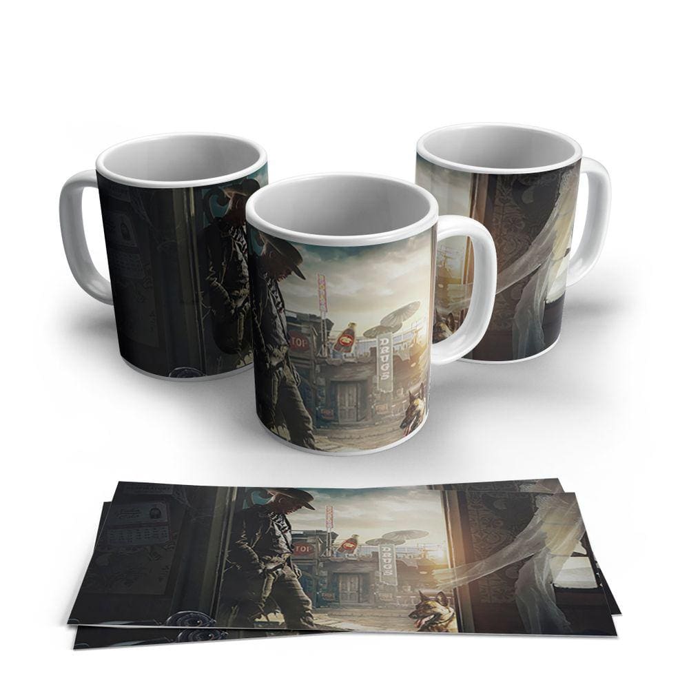 Caneca de Porcelana Fallout modelo 07