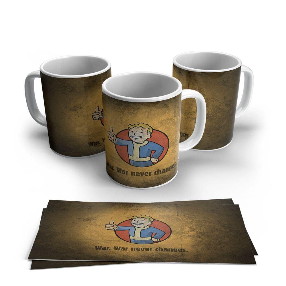 Caneca de Porcelana Fallout modelo 20