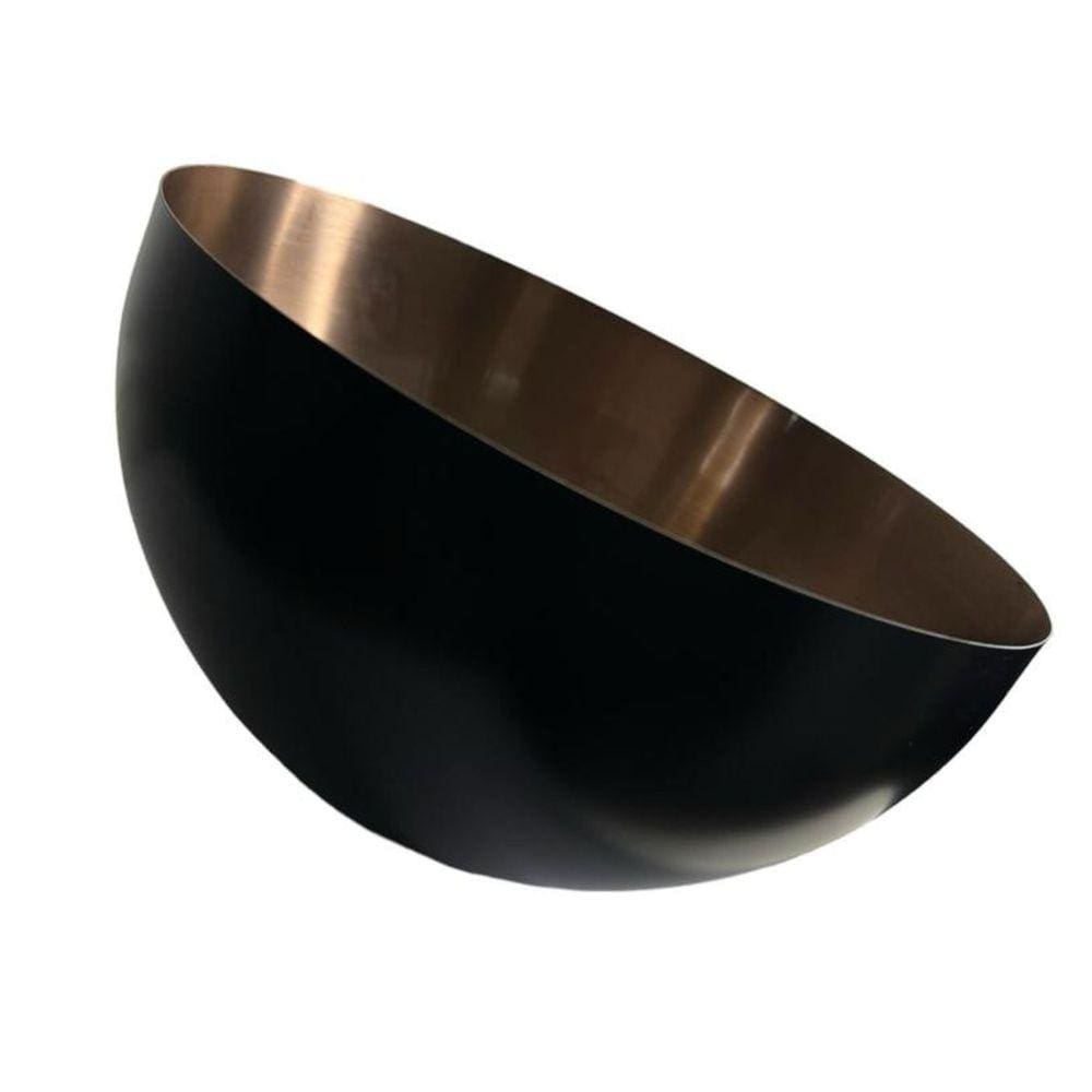 Centro de Mesa Super Luxo preto e bronze 100% Aço