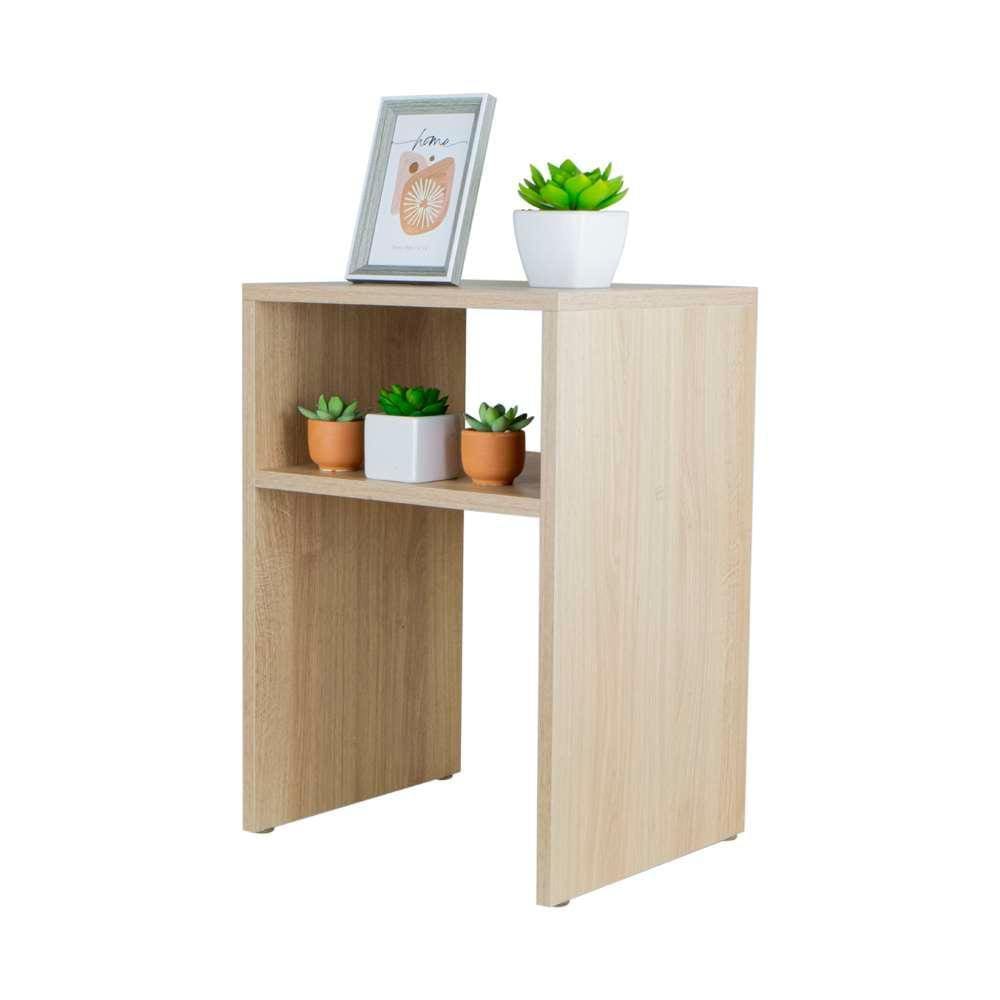 Mesa de Cabeceira Carvalho Cama Solteiro Quarto Sala 35cm