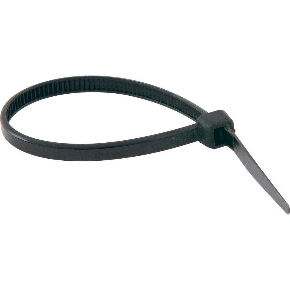 Abraçadeira de nylon 200x3,6mm preta com 1000 peças - Vonder