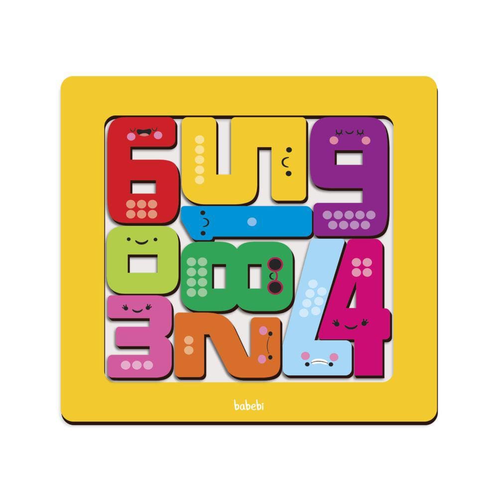 Brinquedo Didático Monte E Empilhe Números - Babebi 7042