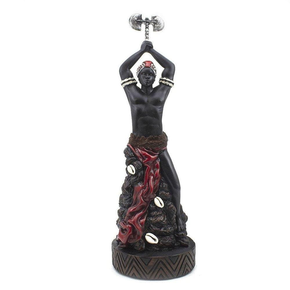 Imagem Xangô Luxo Resina 34 Cm