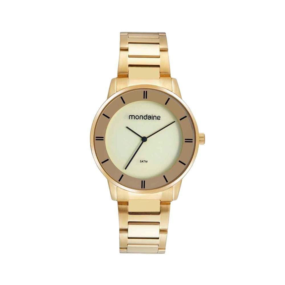 Relógio Mondaine Feminino Analógico Dourado 32475Lpmvde1