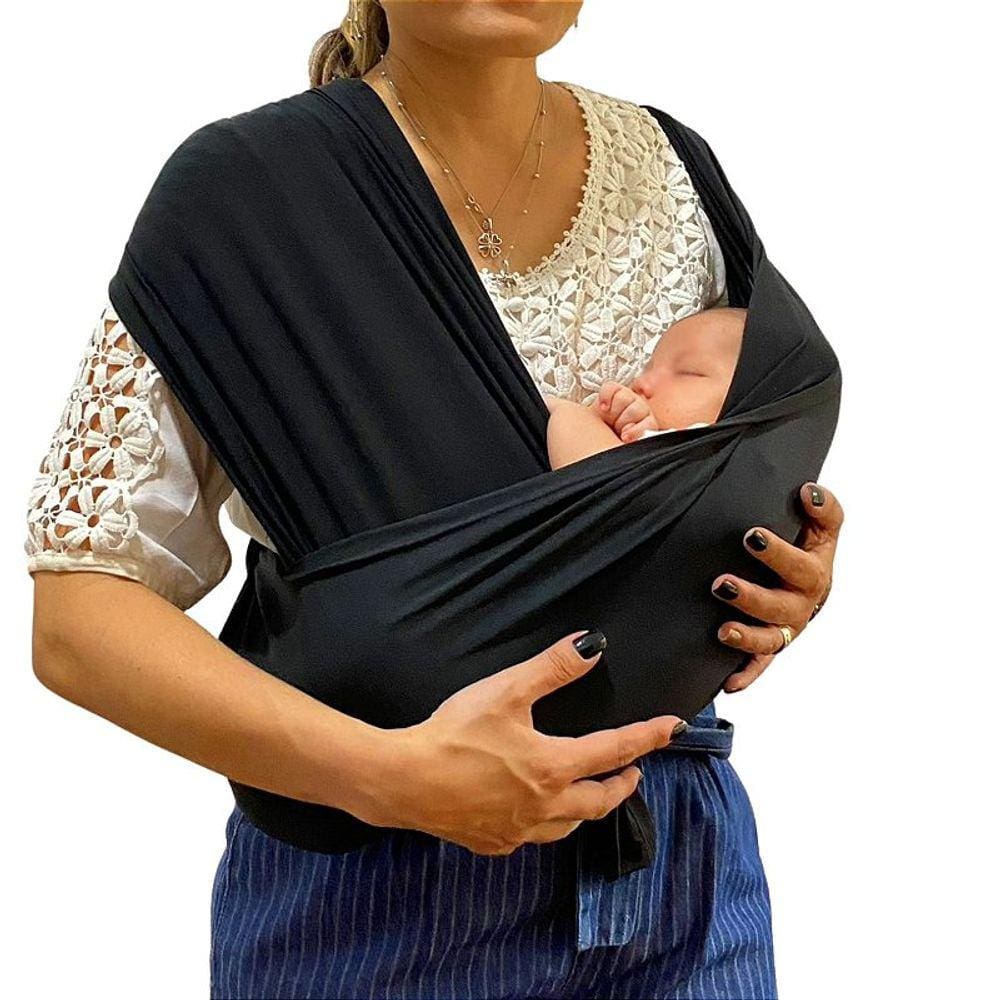 Carregador Canguru De Vestir Best Sling Bebe Rescem Nascido Wrap Montado Respiravel Passeio Viagem