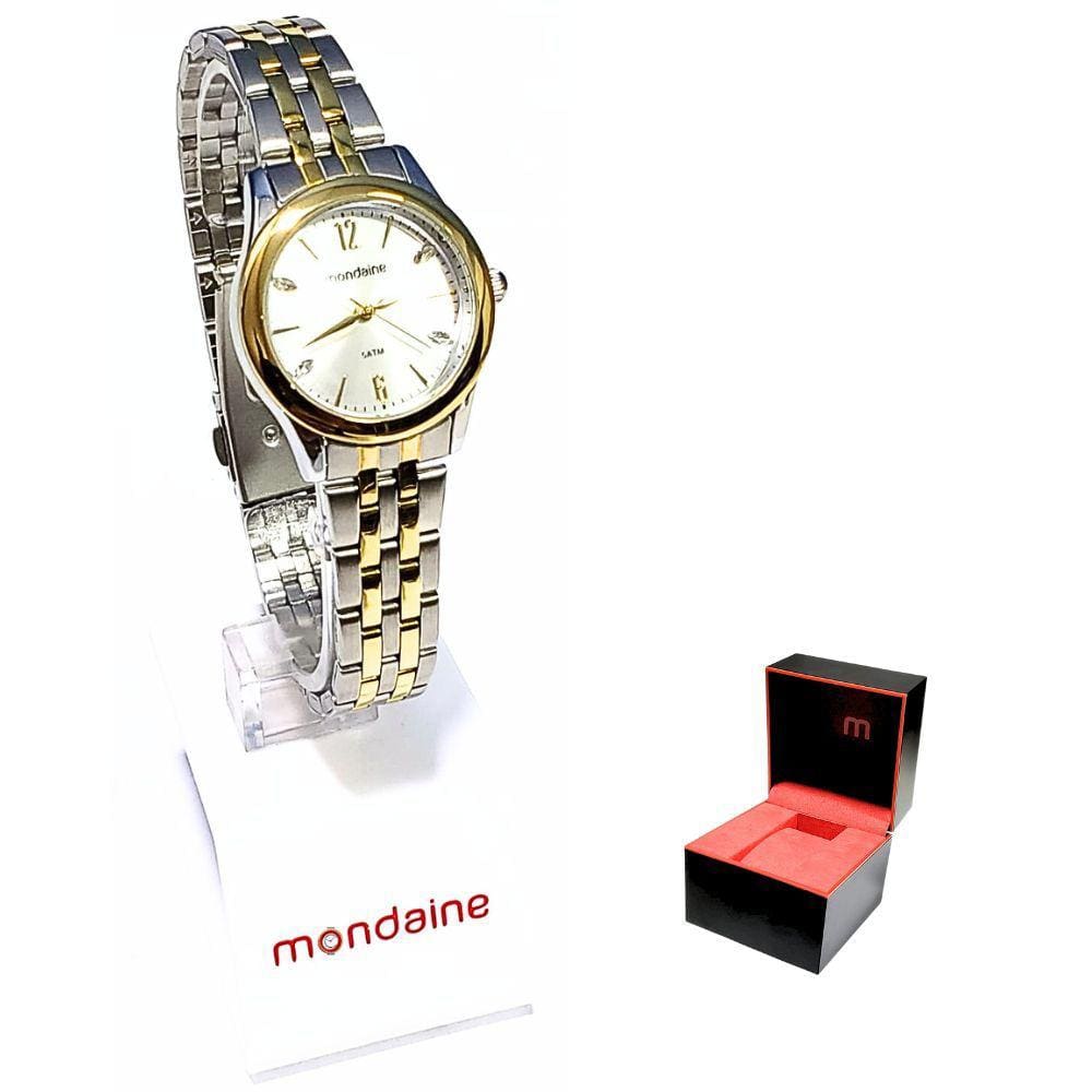 Relógio Mondaine Feminino Analógico Cristais 32587LPMVBE3