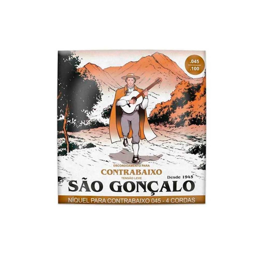 Jogo De Cordas P/contra Baixo 4 Cordas Niquel 0.045 - 0.100 São Gonçalo [F108]