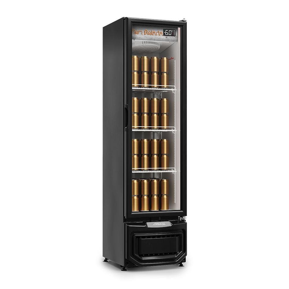 Cervejeira Gcb23ev Preto 228L Porta Vidro 127V - Gelopar