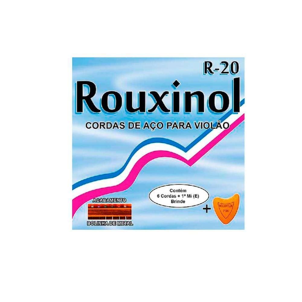 Encordoamento Violão Aço Inox Com Bolinha Rouxinol 011" - R-20 [F108]