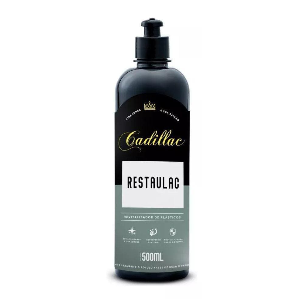 Restaulac Revitalizador De Plásticos 500Ml Cadillac