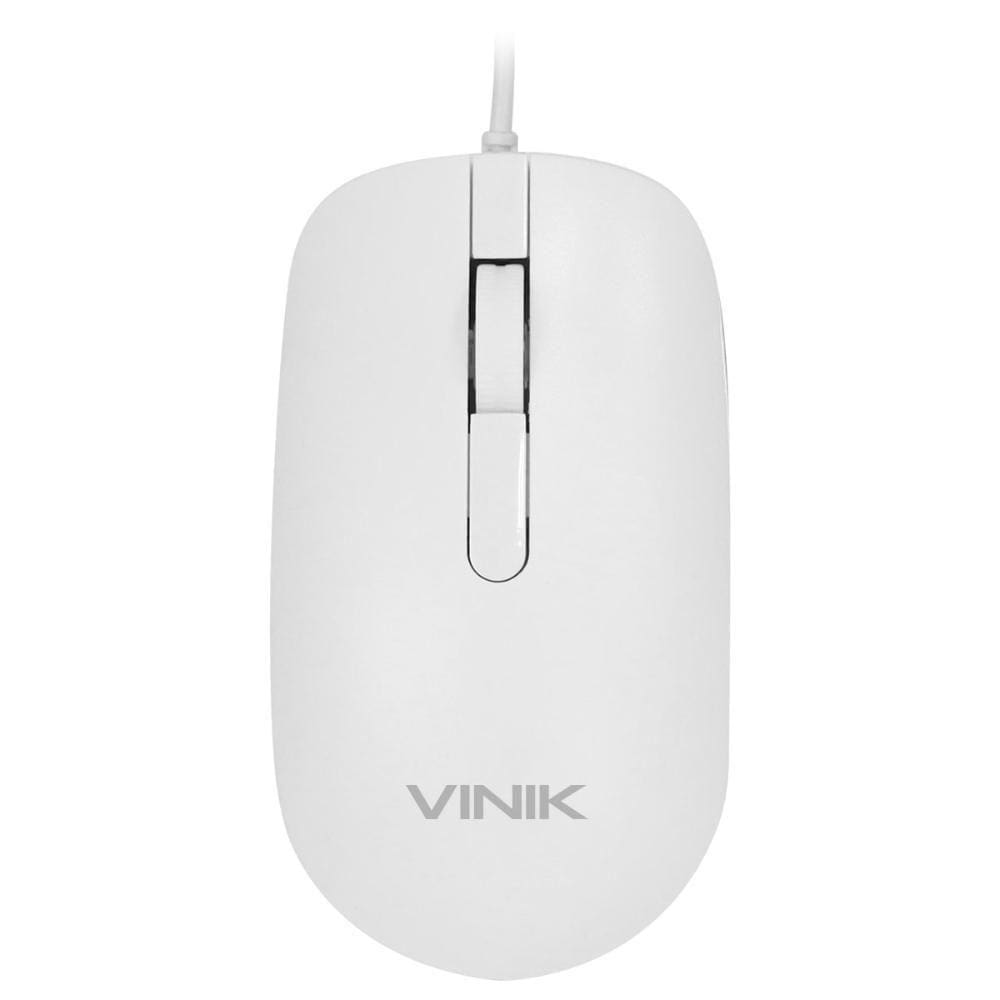 Mouse Optico Dynamic Slim Branco 1600 Dpi Cabo Usb 1.8 Metros - Dm126b