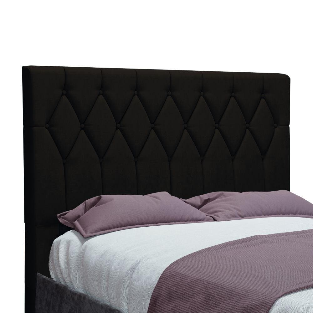 Cabeceira Estofada Para Cama Box Casal Miami de 1,40m Suede Dobuê