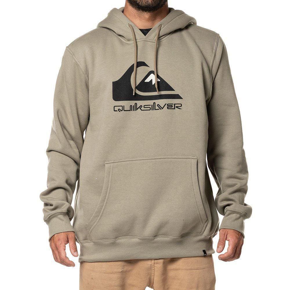 Moletom Quiksilver Canguru Full Logo 280G WT24 Caqui