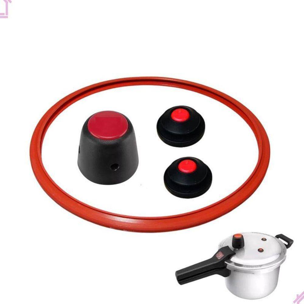 Kit Borracha Panela Pressão 3D Alcast 4,5 L Peso E Válvulas