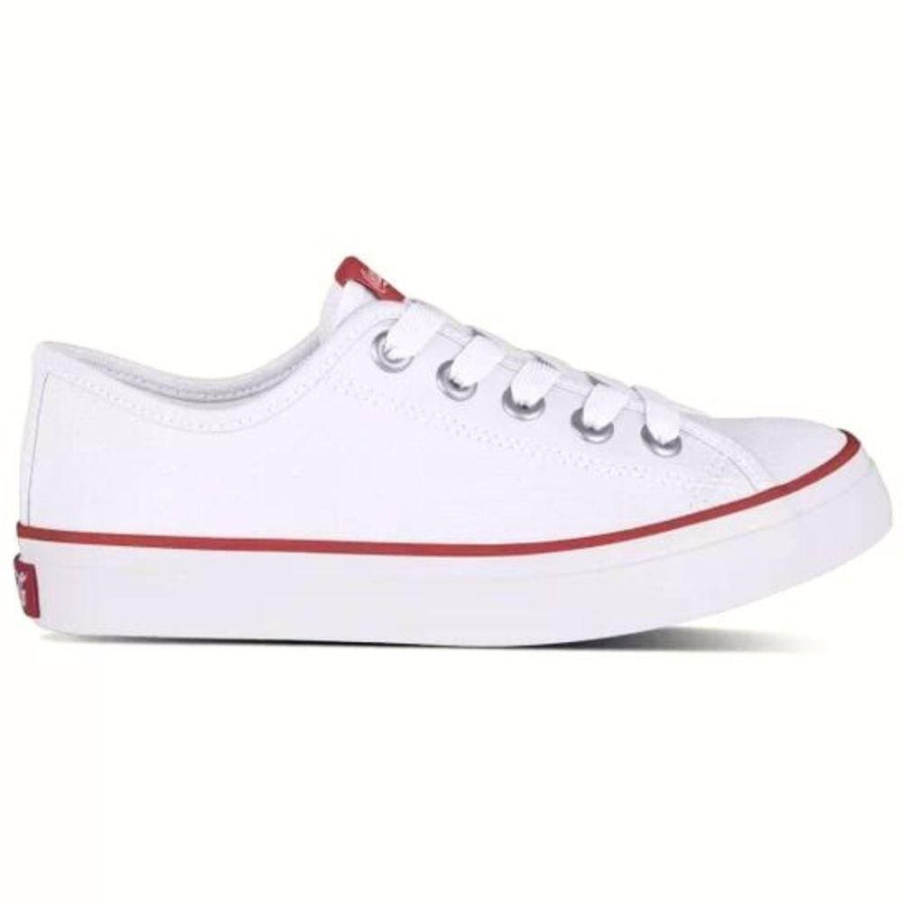 Tênis Coca-Cola Stream Feminino Branco Vermelho
